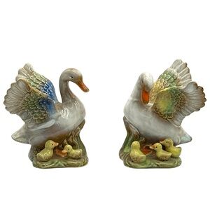 MCM‎ Retro Colorful Swan and Duckling Figurines - Set of 2